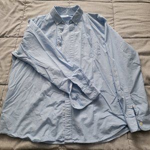 Gap Light Blue XL Long Sleeve Button Up